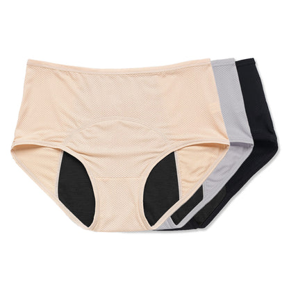 Comfy & Discreet Leakproof Underwear (Heavy Absorbency, 3-Pack)